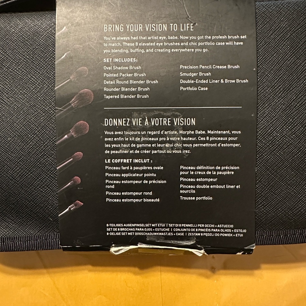 Morphe Black Makeup Brush Portfolio with Wrist Strap - Picture 2 of 7